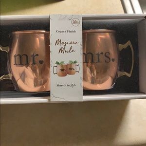 Brand New his and hers Moscow Mule Cups